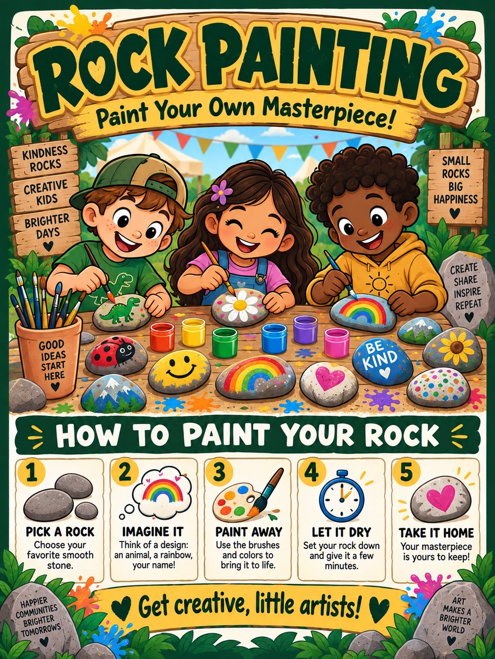 Rock Painting station
